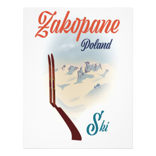 Zakopane Polen Skiposter Fotodruck