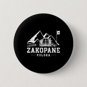 Zakopane Polen Wintersport Skifahren Snowboarden Button