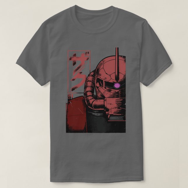 Zaku Half Face T-Shirt (Design vorne)