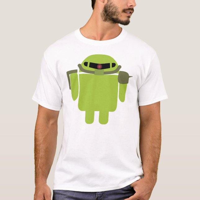 Zakudroid (weiß) T-Shirt (Vorderseite)