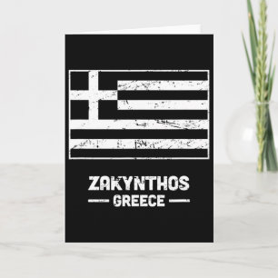 Zakynthos Griechenland - Ionische griechische Inse Karte