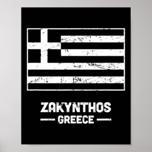 Zakynthos Griechenland - Ionische griechische Inse Poster