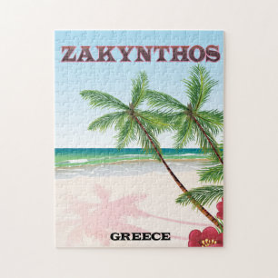 Zakynthos Griechenland Reiseplakat