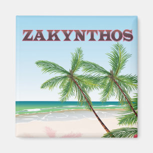Zakynthos Griechenland Reiseplakat Magnet