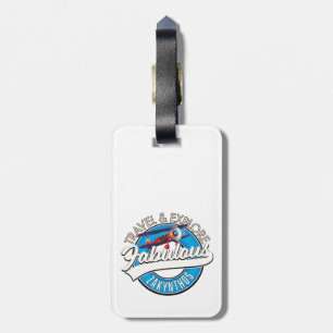 Zakynthos Logo in einem schönen Retro-Stil. Gepäckanhänger