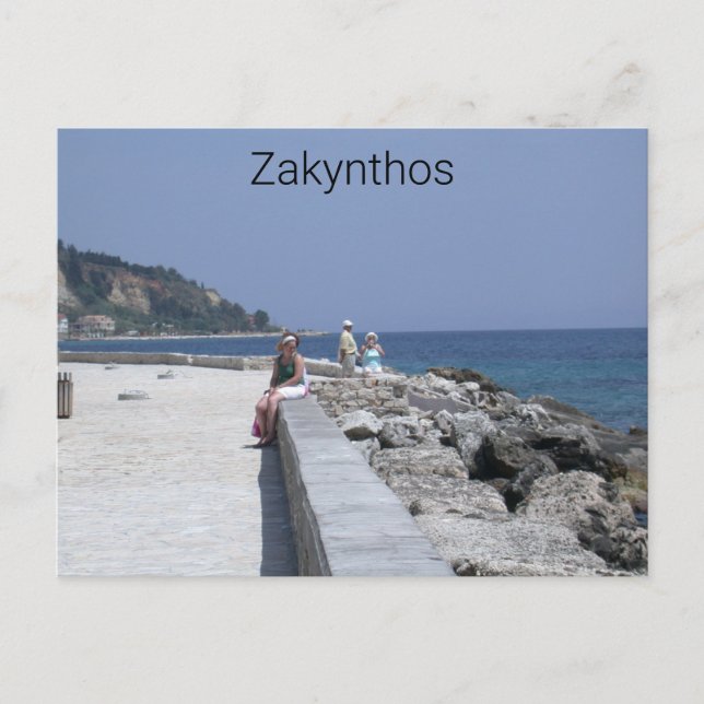 Zakynthos Postkarte (Vorderseite)