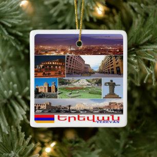 zAM011 I Liebe JEREVAN, Armenien, Asien, Keramikornament