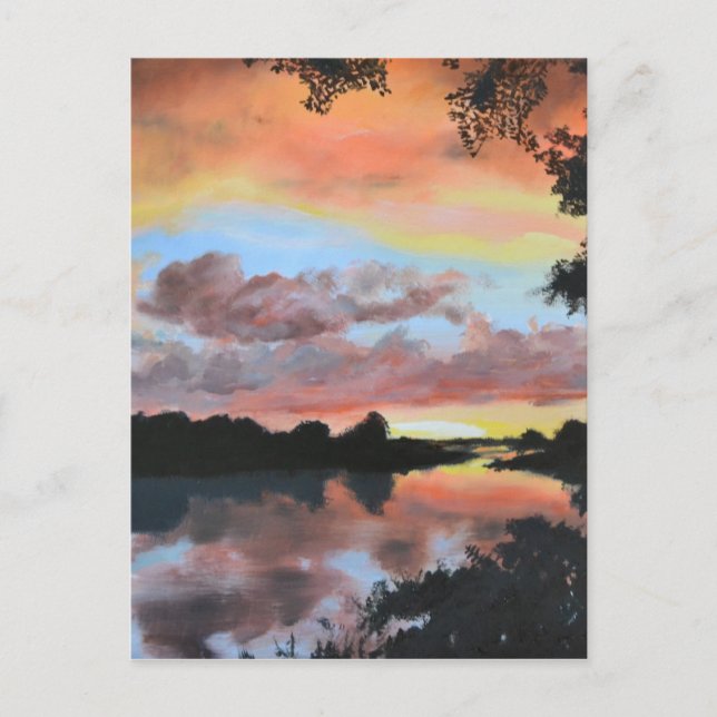 Zambezi River Reflections Postkarte (Vorderseite)