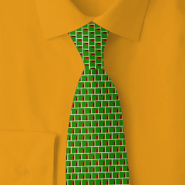 Zambia Flag Brick Pattern Krawatte