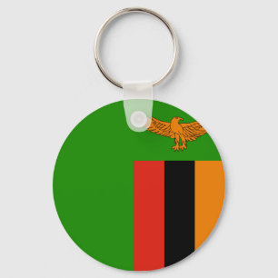 Zambia-Flagge Schlüsselanhänger