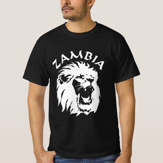 Zambia Lion T-Shirt (Vorderseite)