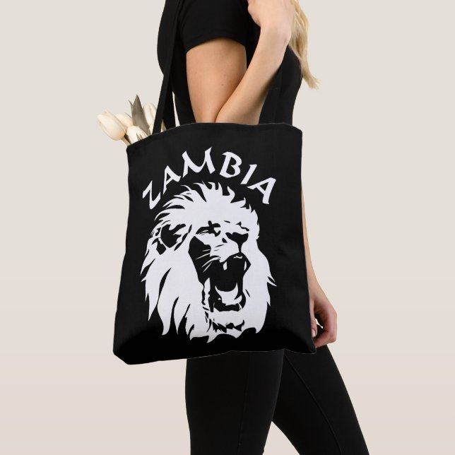 Zambia Lion Tasche (Von Nahem)