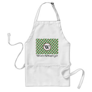 ZAMBIA Monogram Taste and See Scripture Psalm 34:8 Schürze