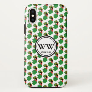 ZAMBIA Monogram Überall Life Scripture John 10:10 Case-Mate iPhone Hülle