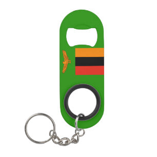 Zambia National Pride Patriotic Mini Flaschenöffner