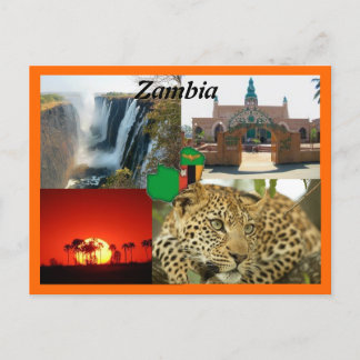 Zambia Postcard Postkarte