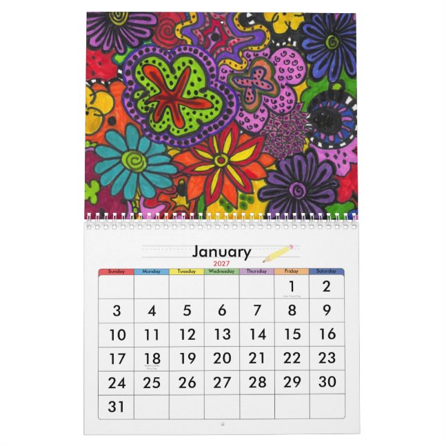 Zan Hanhof Originalvorlage-Kalender! Kalender (Jan 2027)