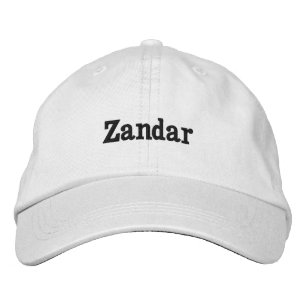 "Zander" Männer Name bestickt, Bestickte Baseballkappe