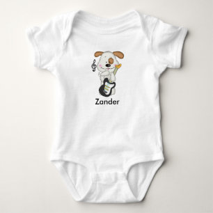 Zander's Rock and Roll Puppy Baby Strampler