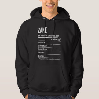 Zane Nährwertangaben Portionsgröße Kalorien Hoodie