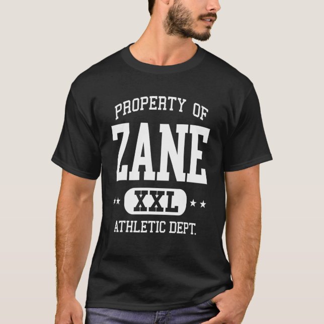 Zane Retro Athletic Property Dept  1 T-Shirt (Vorderseite)
