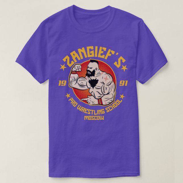 Zangiefs strebende Schule T-Shirt (Design vorne)
