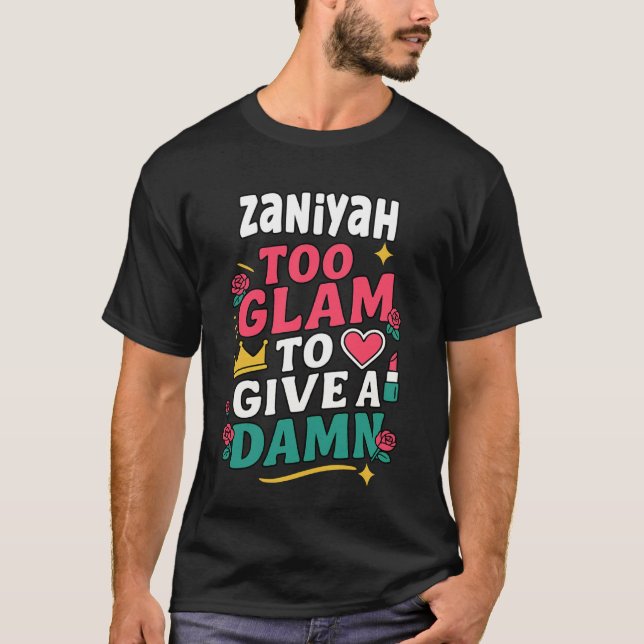 ZANIYAH Personalized Women's Gift Custom ZANIYAH T-Shirt (Vorderseite)