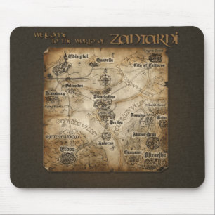 Zantarni Karte Mousepad