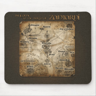 Zantarni Karte Mousepad