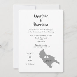 Zante Wedding Destination Foto Einladung