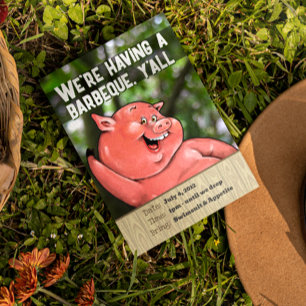 Zany Roast Sommer Grill Zoll lädt ein Einladung