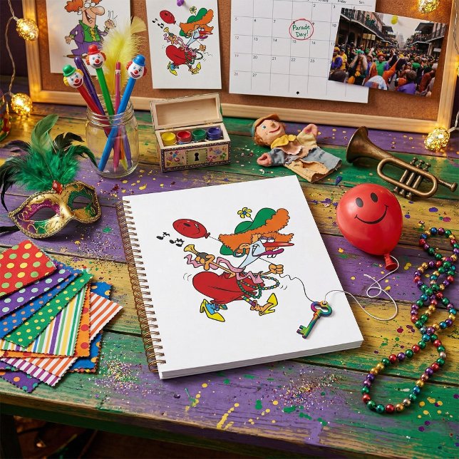 Zany Woman Running Clown Planer (Von Creator hochgeladen)