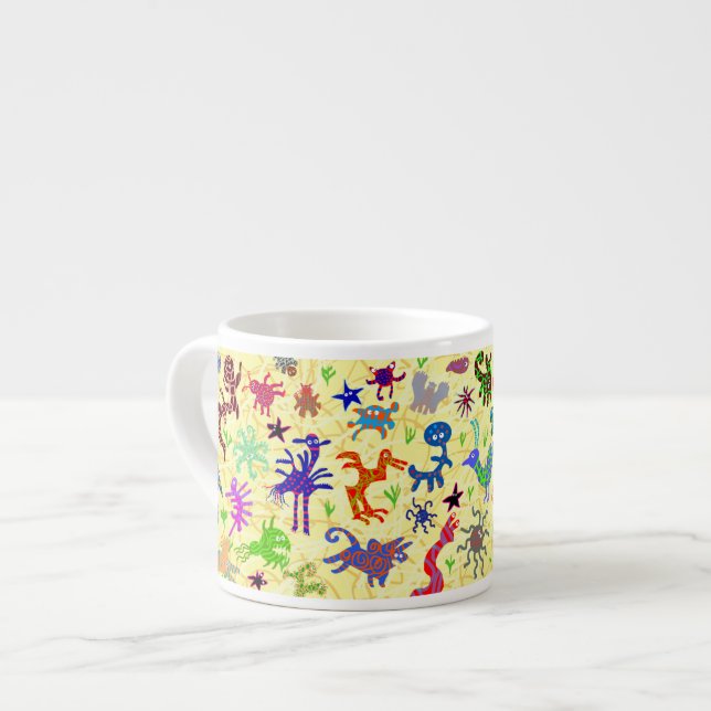 Zany Zooespresso-Tasse Espressotasse (Vorderseite Links)
