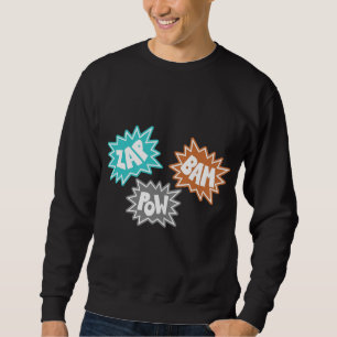 ZAP Bam-KRIEGSGEFANGEN Comic-Ton FX - Orange Sweatshirt