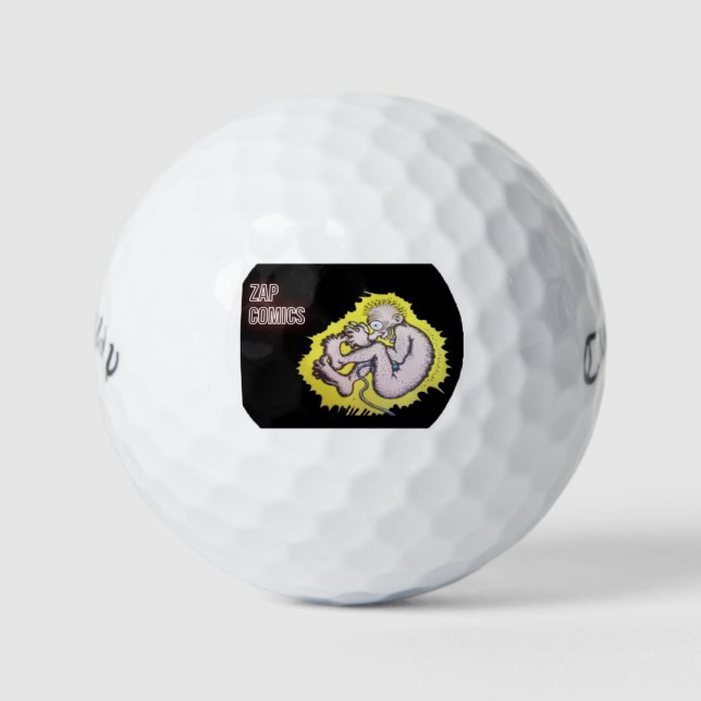Zap Comic Golfball (Vorderseite)
