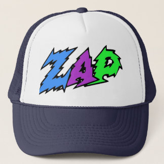 ZAP den blauen, lila und grünen Hut Truckerkappe