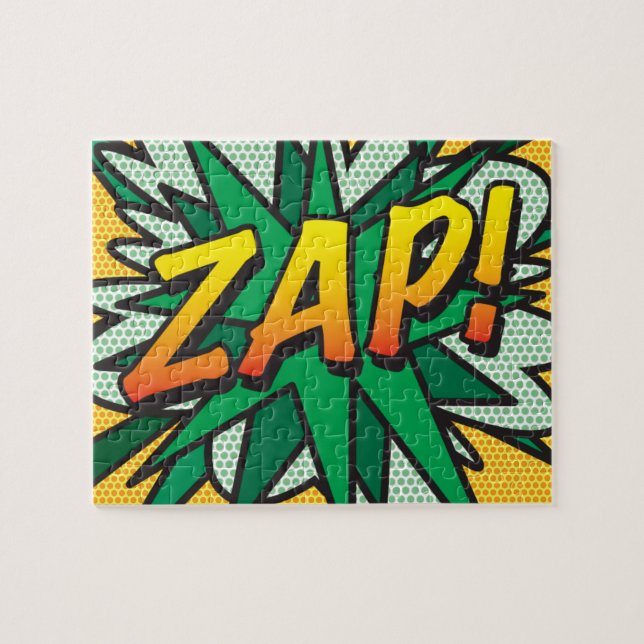 ZAP Fun Retro Comic Pop Kunst, Dichtung und Musik (Horizontal)