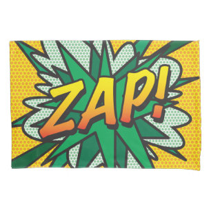 ZAP KAPOW Lustiges Retro-Comic-Book-Pop-Art Kissenbezug