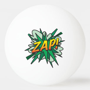 ZAP Moderne Coole Lustige Comic-Book Tischtennisball