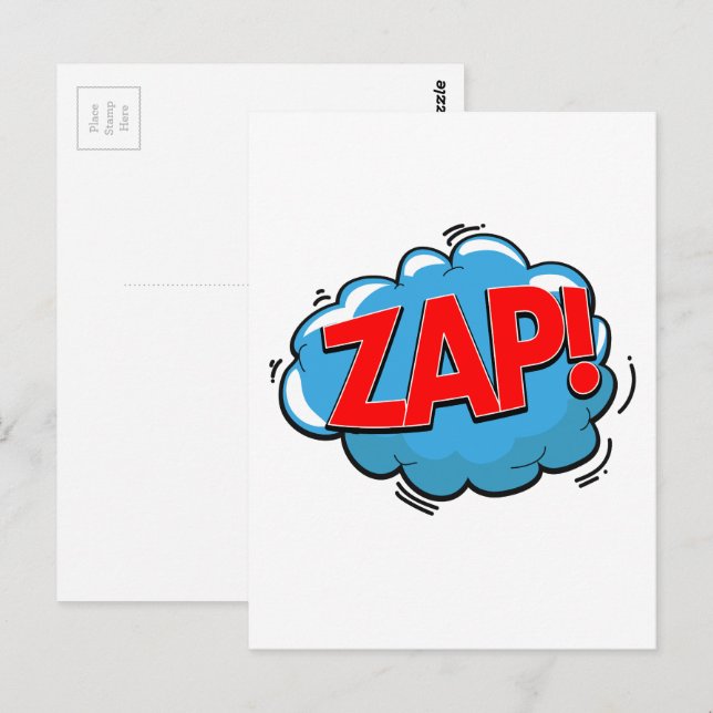 ZAP! POSTKARTE (Vorne/Hinten)