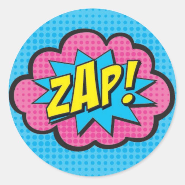 ZAP ! Stickers Superhero GV2 (Devant)