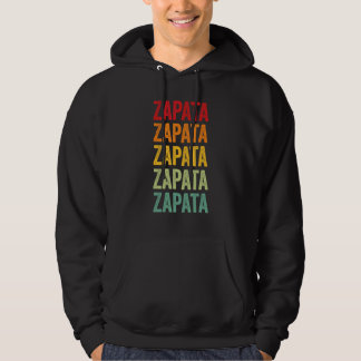 Zapata County Texas Regenbogen-Text-Design Hoodie