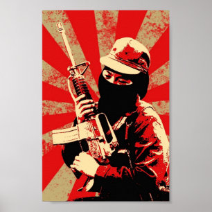 zapatista Druck durch zorniges Poster