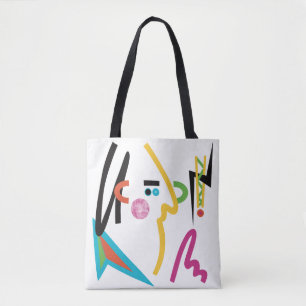 Zapped Abstrakt Modern Art Toag Tasche