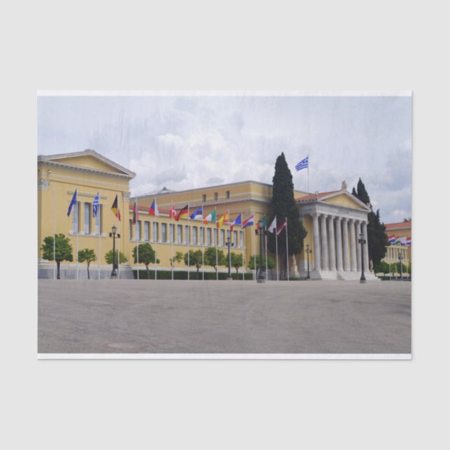 Zappeion - Athen Seidenpapier (Vorderseite)