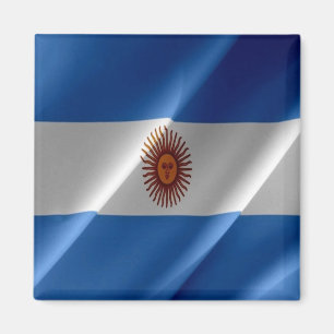 zAR002 ARGENTINA, Waving Flag, Amerika, Kühlschran Magnet