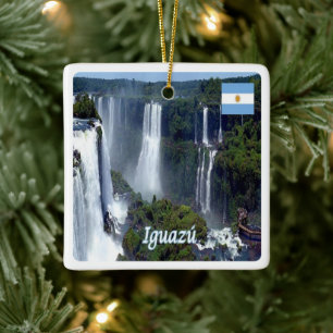 zAR029 IGUAZU WASSERFÄLLE, Argentinien, Amerika, Keramikornament