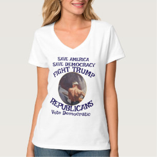 Zar Rue Lügner Trump POTUS Patriotischer MAGA Zug T-Shirt