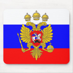 Zar von Muscovia, Russland-Flagge Mousepad