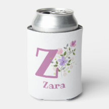 Zara Name mit floralem Design